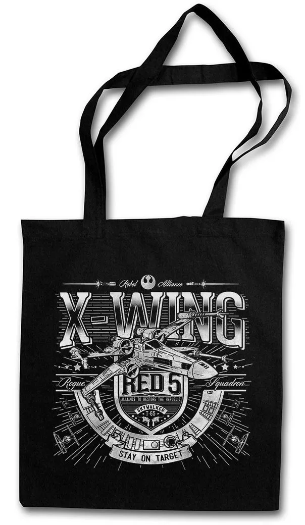 Urban Backwoods Beuteltasche Red Five 5 Rebel Pilot Stofftasche Force Luke Star Alliance Sci-Fi (1-tlg), Pilot Rebellen Wars Skywalker