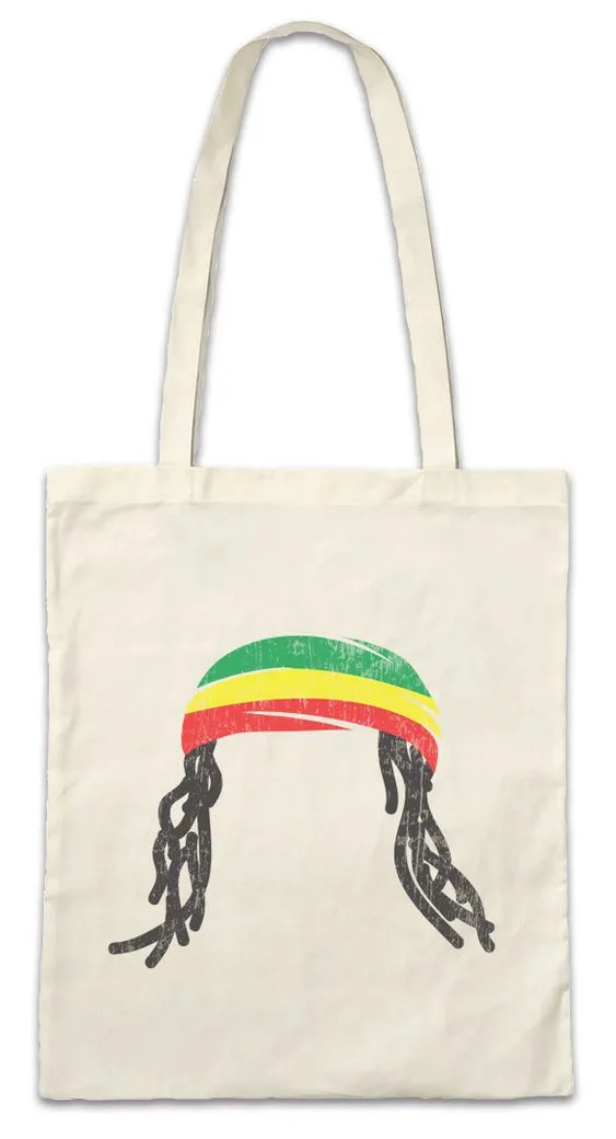 Urban Backwoods Beuteltasche Reggae Dreadlocks Stofftasche Reggaefari Babylon Irie Jamaica (1-tlg), Marley Ganja Ska Jamaika