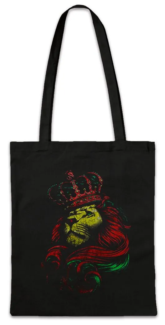 Urban Backwoods Beuteltasche Reggae Lion VI StofftascheMusic Jah Babylon MusikBob (1-tlg), Reggae Marley Irie Ska