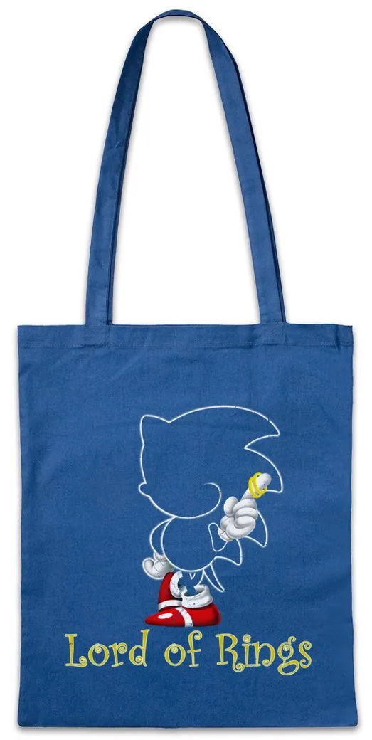 Urban Backwoods Beuteltasche Ringlord Stofftasche Lord Gamer Of Herr Sonic The Der Game Freak Rings (1-tlg), Ringe Nerd Geek Crossover