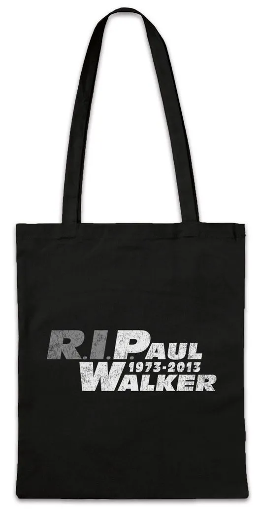 Urban Backwoods Beuteltasche RIP Paul Stofftasche The Muscle Fast Car And Dom Race Furious R.I.P. (1-tlg), Street Racing NOS Tuning