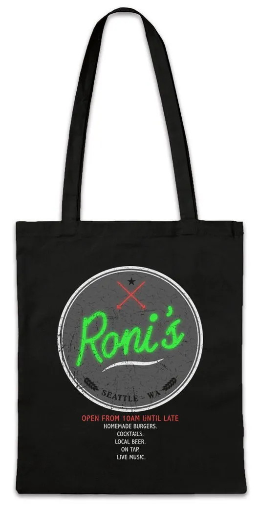 Urban Backwoods Beuteltasche Roni's Bar Stofftasche Once Logo Upon Sign A Time TV Symbol Series (1-tlg), Serie Gaming Bar Diner