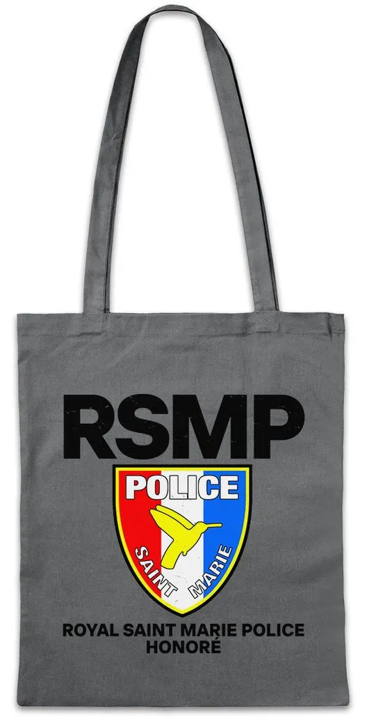 Urban Backwoods Beuteltasche Royal Saint Marie Police Stofftasche Paradise TV Series Death (1-tlg), Detective In Show Serie