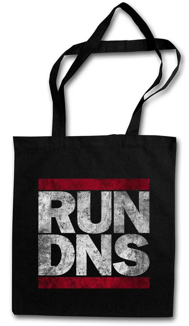 Urban Backwoods Beuteltasche Run Dns Stofftasche Domain Name System Informatik Informatiker Server (1-tlg), Gamer Admin Computer