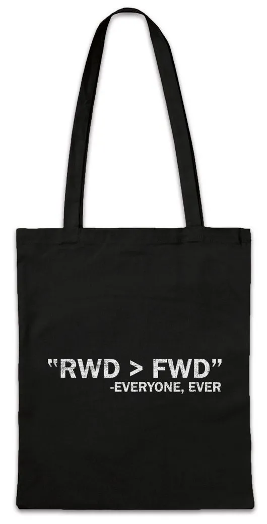 Urban Backwoods Beuteltasche RWD FWD Stofftasche Race Racing Car Auto Driver Racer Biker Petrol (1-tlg), Head Fun Engine Top