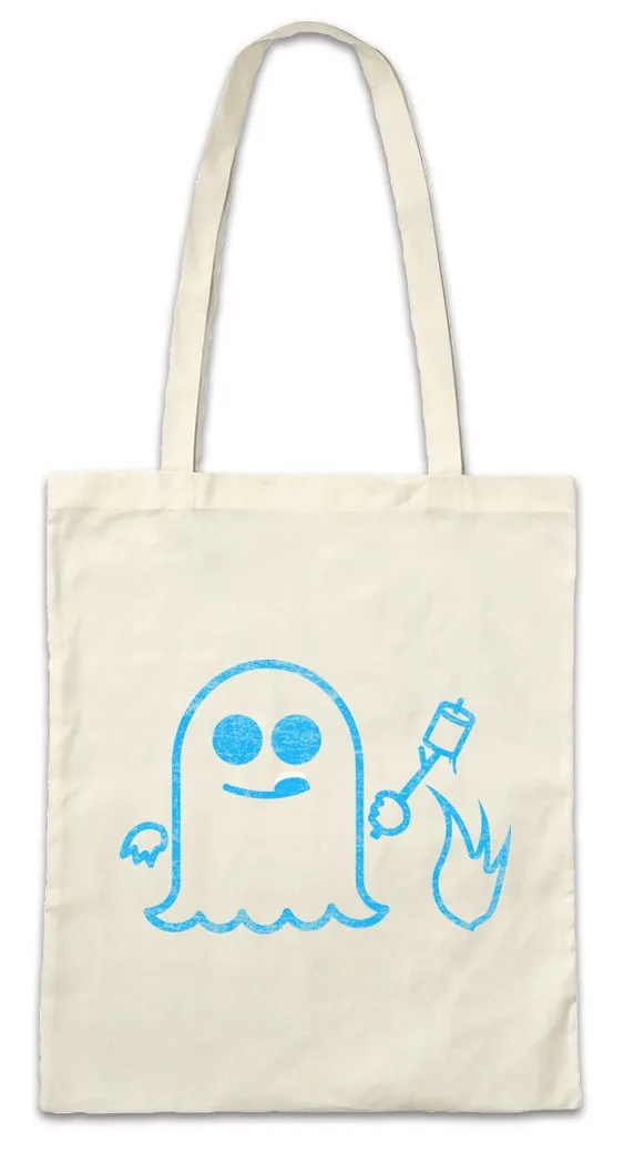 Urban Backwoods Beuteltasche S BBQ Stofftasche Spectre Barbecue Geist Ghost Grillen Grill Fun (1-tlg), Camping Feuer Lagerfeuer Zelten
