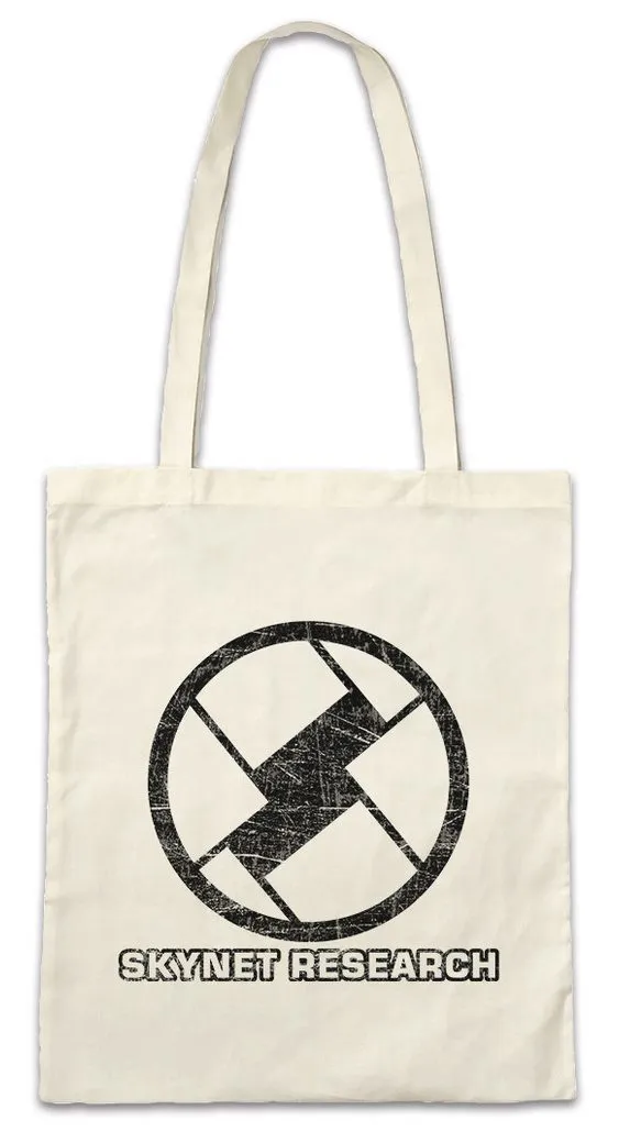 Urban Backwoods Beuteltasche S Research Stofftasche Cyberdine Company Terminator Skynet Sign Symbol (1-tlg), Logo Zeichen Firma Firmenlogo