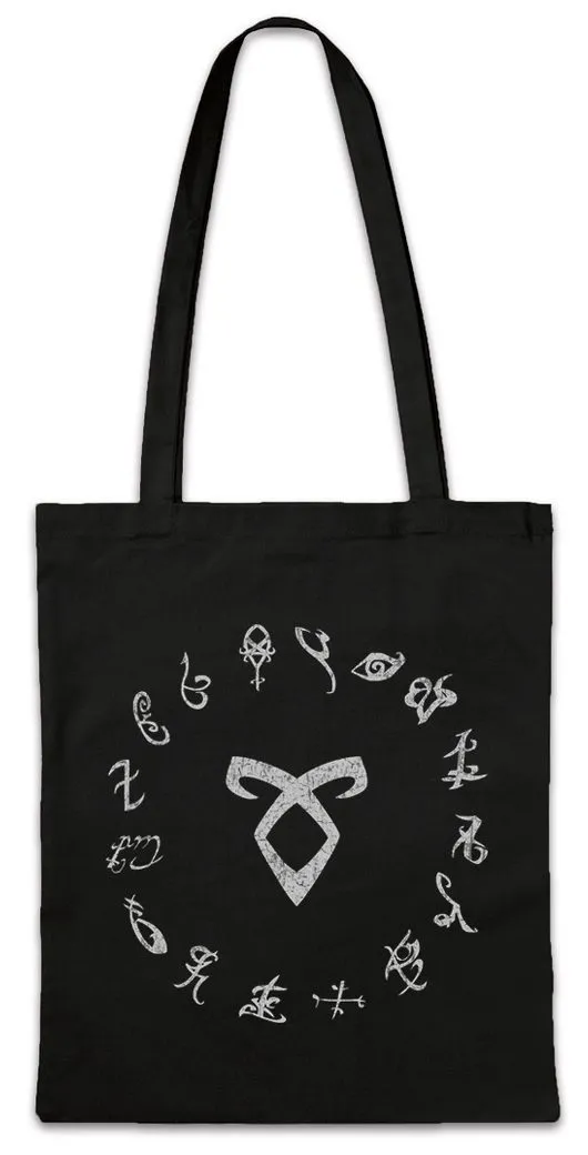 Urban Backwoods Beuteltasche S Runes Stofftasche Symbol Zeichen Logo Shadowhunters Sign Clary Fray (1-tlg), Jace Herondale Simon Shadowhunter