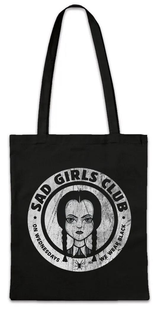 Urban Backwoods Beuteltasche Sad Girls Club Stofftasche Thing Family Charles Gomez Morticia Pugsley (1-tlg), Wednesday Eudora Uncle Fester