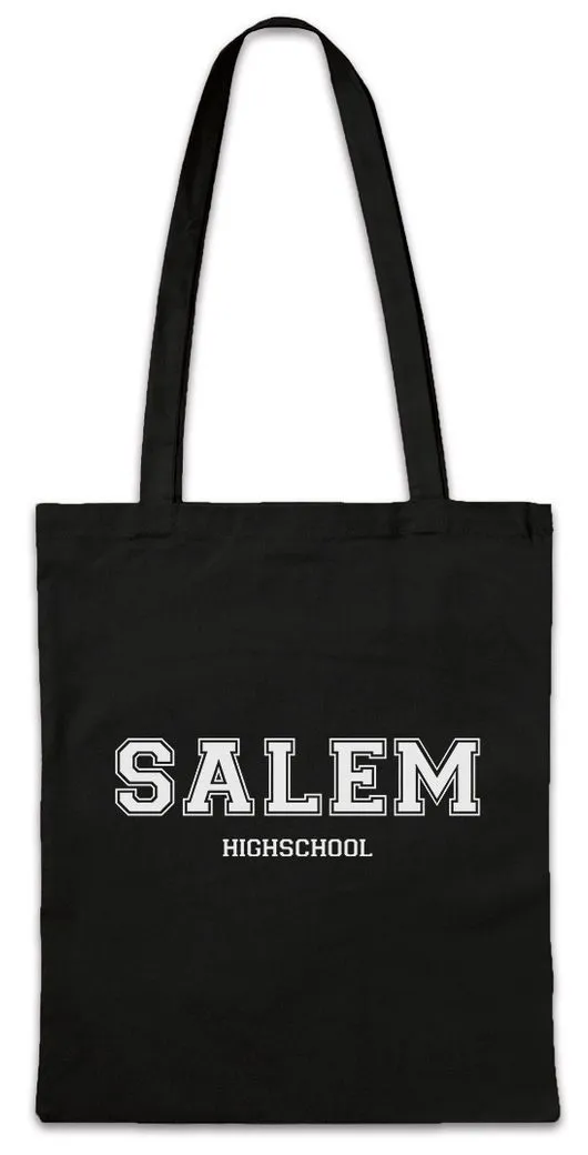 Urban Backwoods Beuteltasche Salem Highschool Stofftasche Hexe Hexen Witch Witchcraft Pumpkin Face (1-tlg), Halloween Massachusetts Kürbis Horror