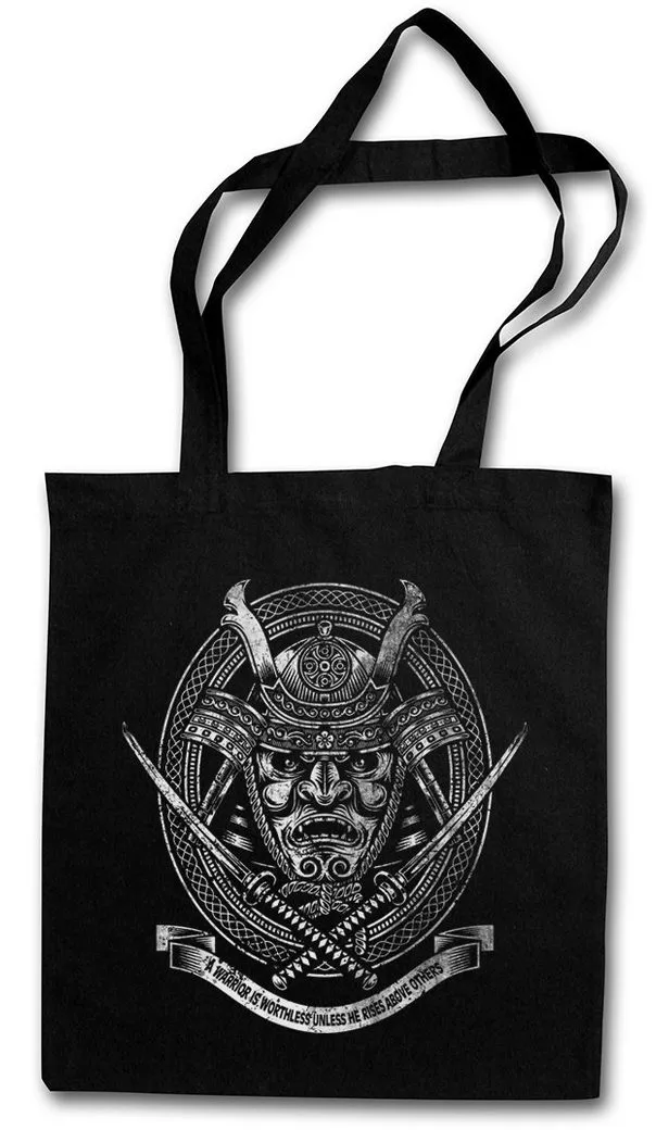 Urban Backwoods Beuteltasche Samurai I Stofftasche Ninja Bushido Banzai Krieger Rüstung Helm (1-tlg), Schwert Japan Japanisch Shogun
