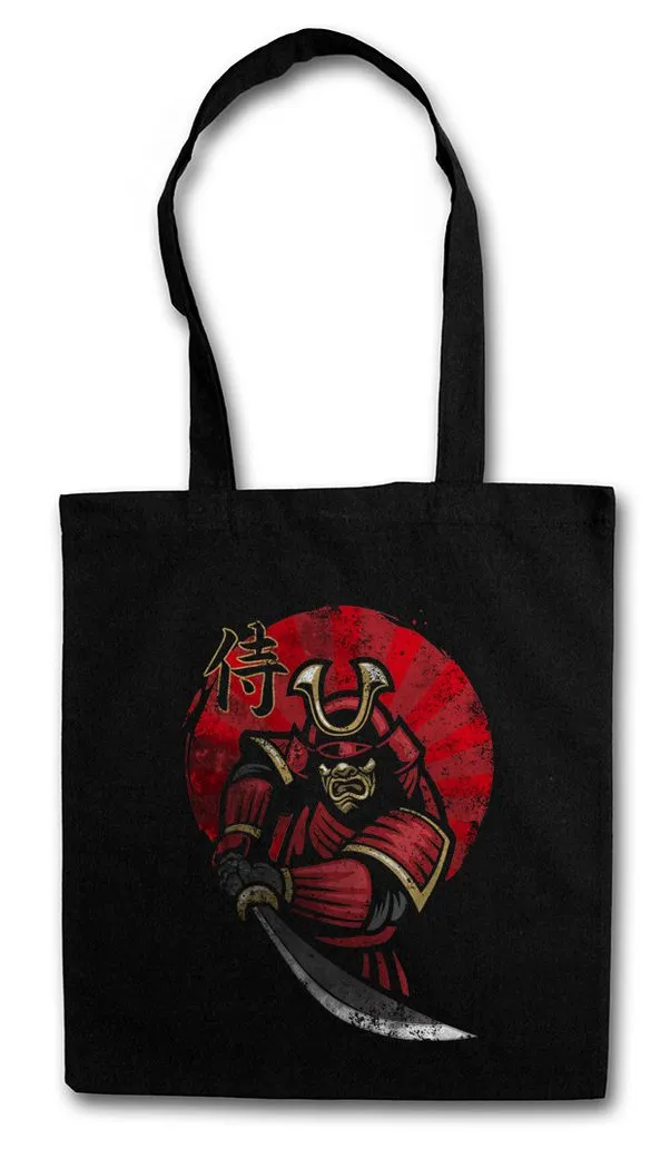 Urban Backwoods Beuteltasche Samurai III Stofftasche Ninja Bushido Banzai Krieger Rüstung Helm (1-tlg), Schwert Japan Shogun Warrior