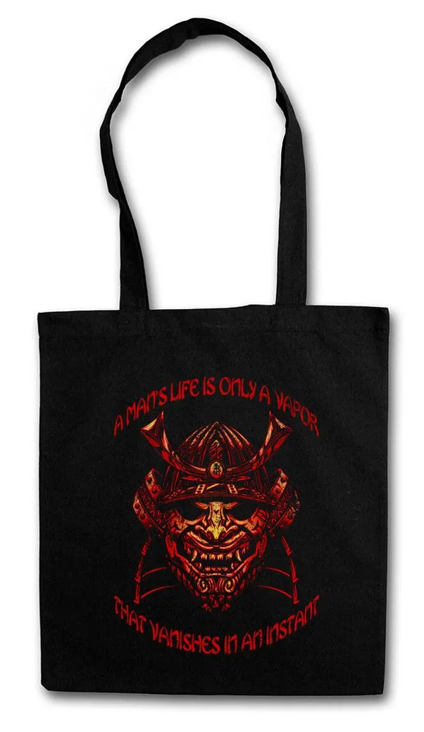 Urban Backwoods Beuteltasche Samurai IV Stofftasche Ninja Bushido Banzai Krieger Rüstung Helm (1-tlg), Schwert Japan Japanisch Shogun