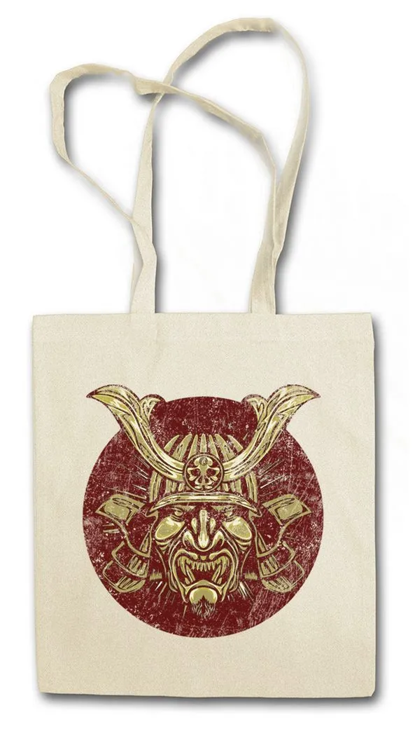 Urban Backwoods Beuteltasche Samurai V Stofftasche Ninja Bushido Banzai Krieger Rüstung Helm (1-tlg), Schwert Japan Japanisch Shogun