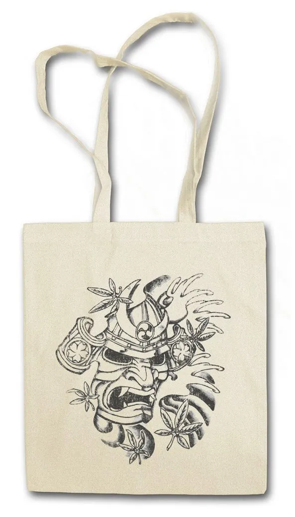 Urban Backwoods Beuteltasche Samurai VI Stofftasche Ninja Bushido Banzai Krieger Rüstung Helm (1-tlg), Schwert Japan Japanisch Shogun