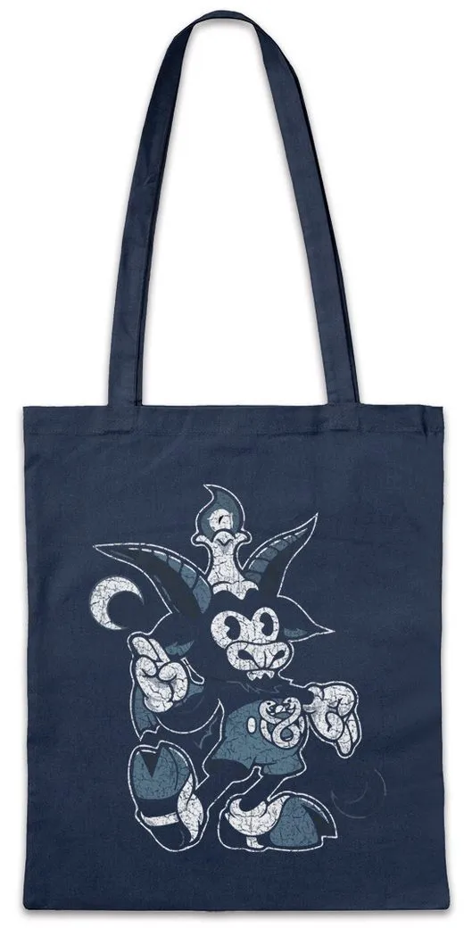 Urban Backwoods Beuteltasche Satanic Goat Stofftasche Friendship Temporary Hell Yeah Teufel Skull (1-tlg), Schädel Devil Satan Satanismus
