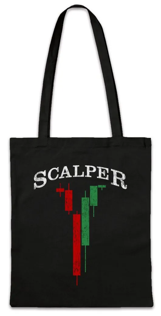 Urban Backwoods Beuteltasche Scalper Stofftasche Bullen Bärische Bullische Kurse Börse Day Trader (1-tlg), Bullen Bären Bulls Bears