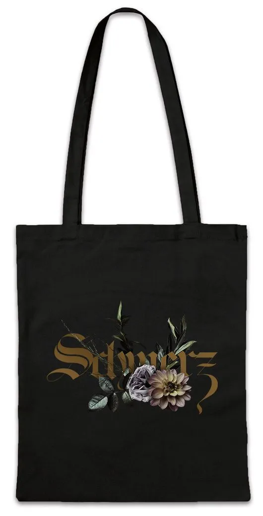 Urban Backwoods Beuteltasche Schmerz Flowers Stofftasche Blumen Blume Pain Tattoo Art Girl Gothic (1-tlg), Romantic Rockabella Flower Love