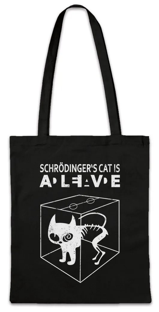 Urban Backwoods Beuteltasche Schrödinger's Cat Is Alive Dead II Stofftasche The Big Schroedinger TV (1-tlg), Bang TBBT Theory
