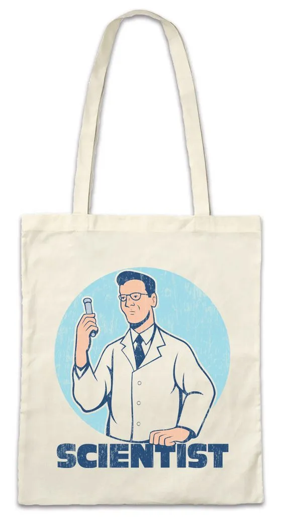 Urban Backwoods Beuteltasche Scientist IV Stofftasche Wissenschaft Wissenschaftler Professor (1-tlg), Naturwissenschaft Naturwissenschaftler Natural Sciences