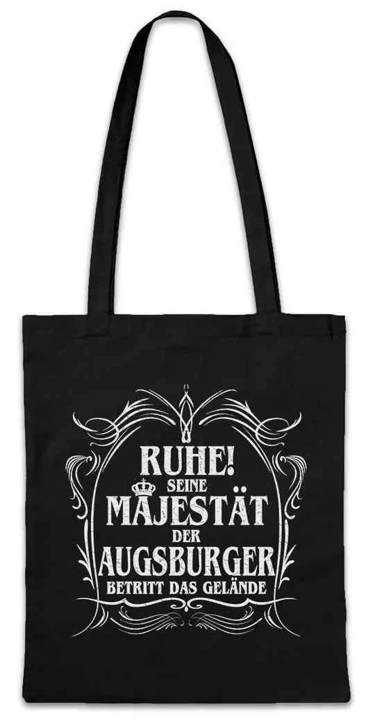 Urban Backwoods Beuteltasche Seine Majestät Der Augsburger Stofftasche Stadt Puppenkiste Fuggerei (1-tlg), Stadt Dom Augsburg Fun