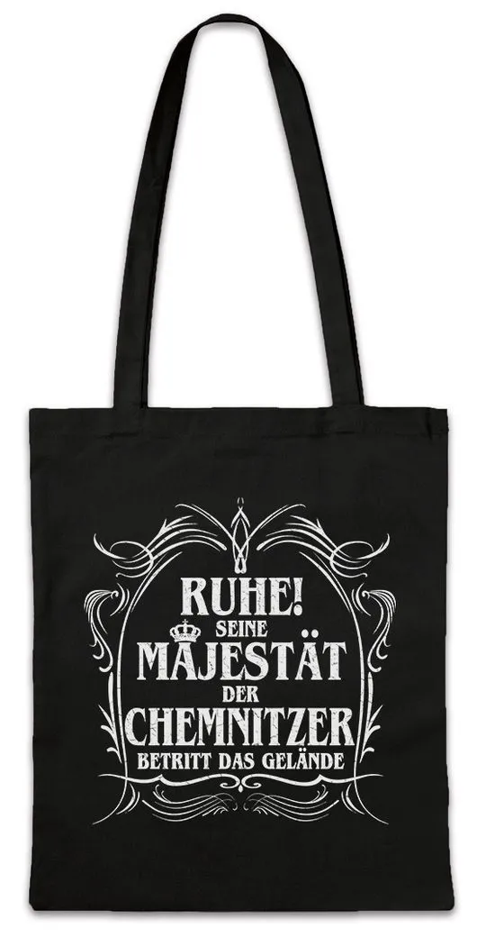 Urban Backwoods Beuteltasche Seine Majestät Der Chemnitzer Stofftasche DDR Karl Marx Chemnitz (1-tlg), Waüüen Stadt Lustig Geschenk