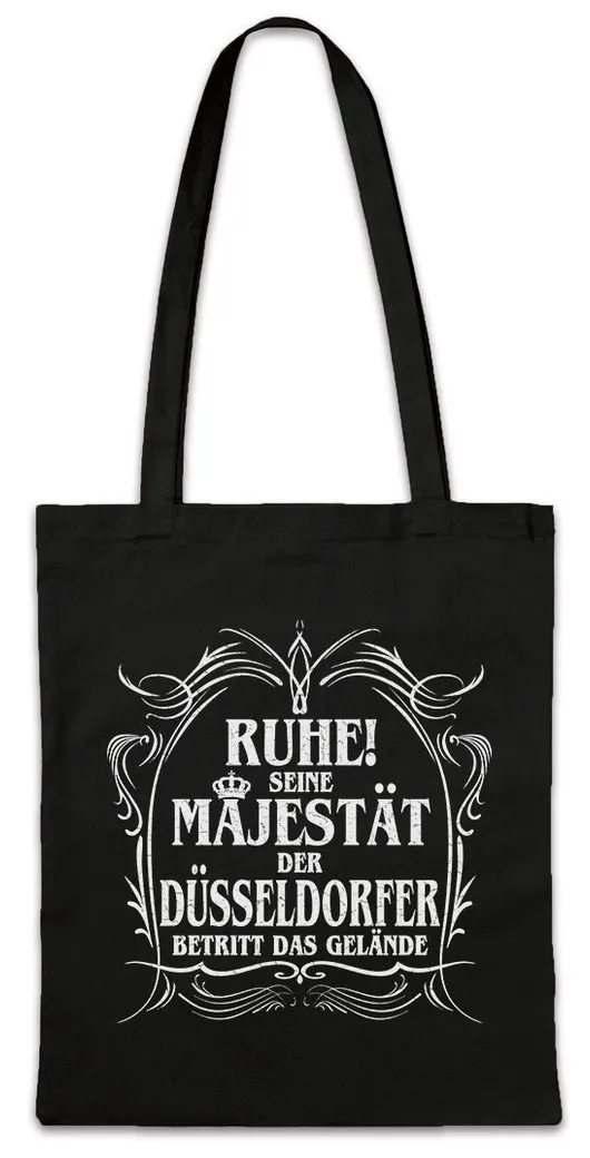 Urban Backwoods Beuteltasche Seine Majestät Der Düsseldorfer Stofftasche Rhein Ruhr Alt Bier Stadt (1-tlg), Düsseldorf NRW