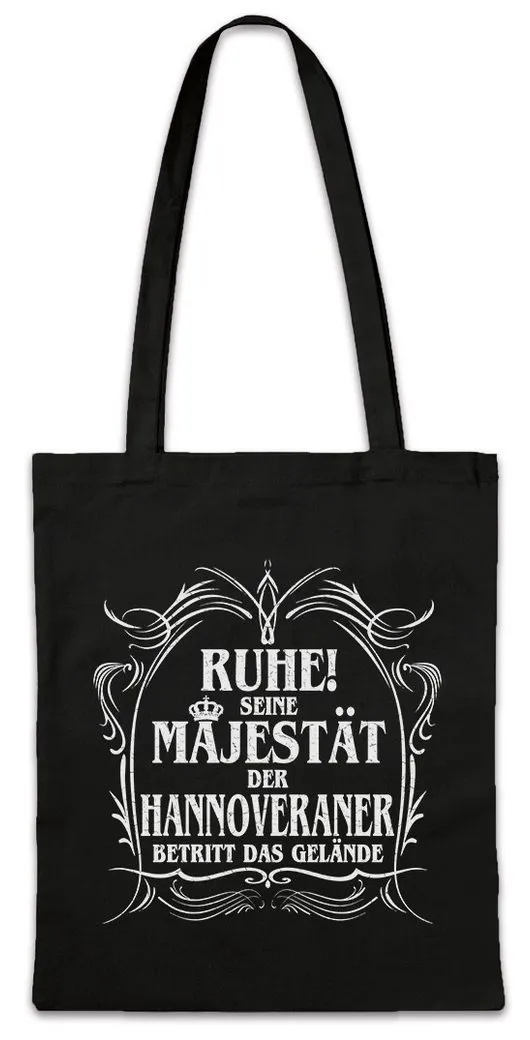 Urban Backwoods Beuteltasche Seine Majestät Der Hannoveraner Stofftasche Hannover Niedersachsen (1-tlg), Stadt Stadt Fun
