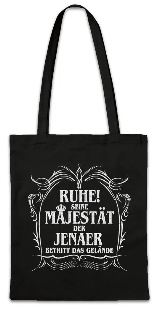 Urban Backwoods Beuteltasche Seine Majestät Der Jenaer Stofftasche DDR Carl Zeiss Schiller Ossi (1-tlg), Jena Ostalgie Ostdeutschland Geschenk