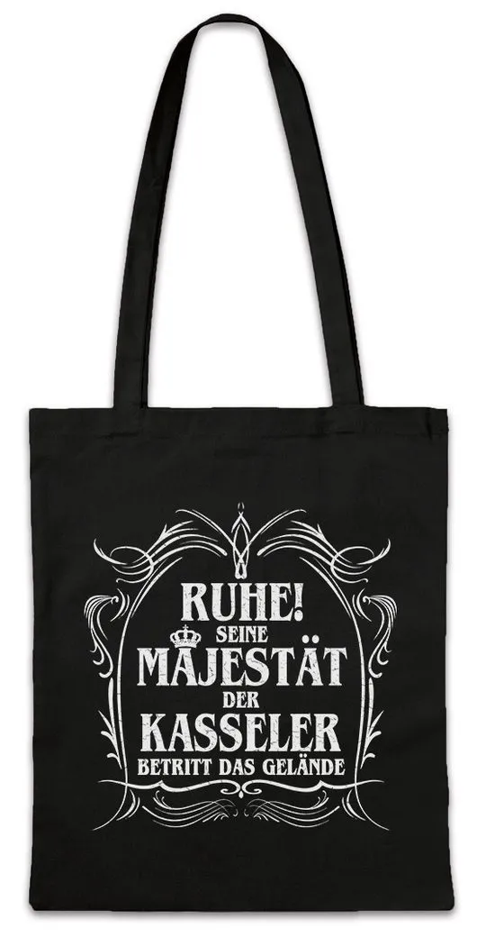 Urban Backwoods Beuteltasche Seine Majestät Der Kasseler Stofftasche Wilhelmshöhe Fridericianum (1-tlg), Grimm Kassel Lustig Geschenk
