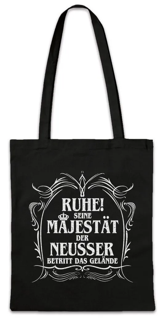 Urban Backwoods Beuteltasche Seine Majestät Der Neusser Stofftasche Rhein Rom Römer Obertor NRW (1-tlg), Stadt Neuss Geschenk