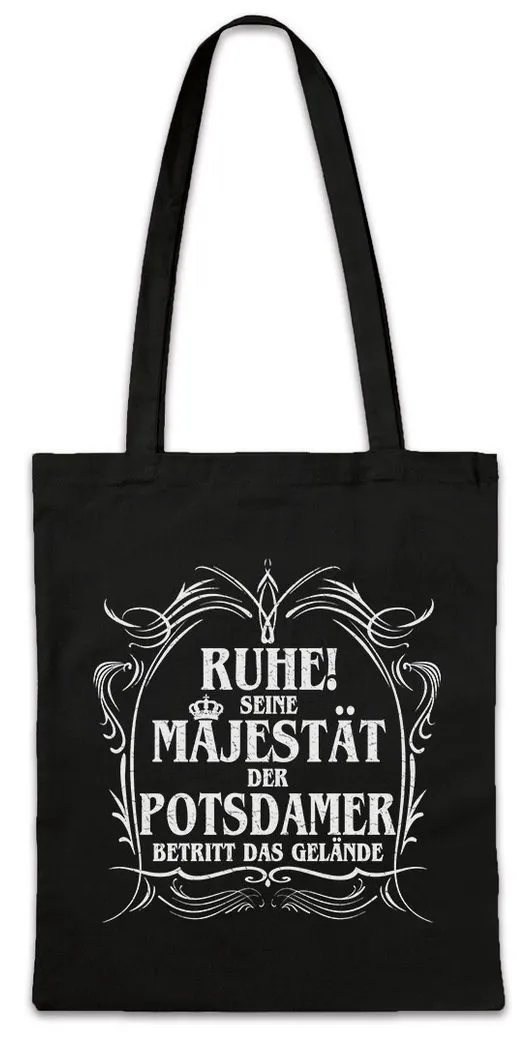 Urban Backwoods Beuteltasche Seine Majestät Der Potsdamer Stofftasche Sansoucci Babelsberg Palais (1-tlg), Stadt DDR Ossi Potsdam