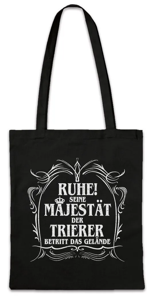 Urban Backwoods Beuteltasche Seine Majestät Der Trierer Stofftasche Porta Nigra Basilika Rom Römer (1-tlg), Stadt Karl Marx Trier