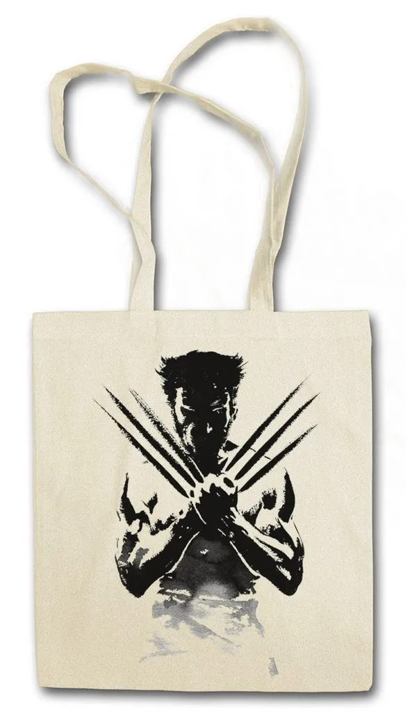Urban Backwoods Beuteltasche Shadow Warrior Stofftasche Wolverine Mutant Art Logan Way Logo Kult (1-tlg), Comic Art Kunst
