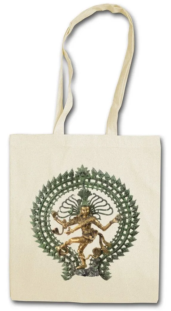 Urban Backwoods Beuteltasche Shiva I Vintage Stofftasche Buddhismus Shivaismus Yoga Buddha (1-tlg), Hinduismus Om Shirt Hinduismus