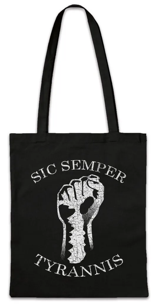 Urban Backwoods Beuteltasche Sic Semper Tyrannis II Stofftasche Thus Always To Tyrants USA United (1-tlg), States Marcus Junius Brutus
