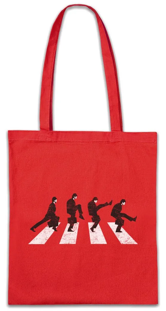 Urban Backwoods Beuteltasche Silly Walk Road Stofftasche Monty Fun Ministry of Python Walks Fun (1-tlg), Ministerium für alberne Gänge