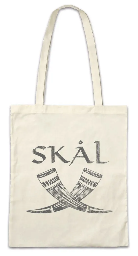 Urban Backwoods Beuteltasche Skal III Stofftasche Trinkhorn Trinkhörner Drinking Horn Skal Skol (1-tlg), Vikings Prost Wikinger Walhalla