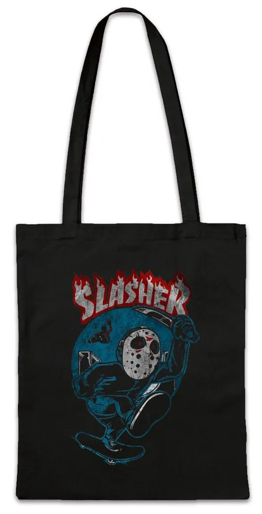Urban Backwoods Beuteltasche Skate Slasher Stofftasche Friday Machete 13th Jason Blood Halloween (1-tlg), Thrasher Freitag Vorhees Messer