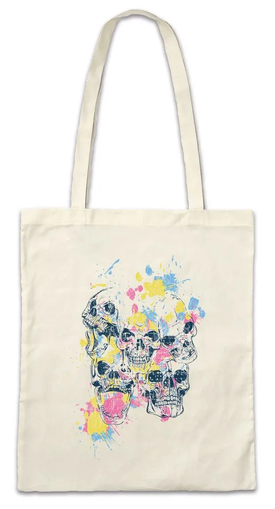 Urban Backwoods Beuteltasche Skull Ornaments Stofftasche Schädel Mexiko Sugar Gang Latino Mexico (1-tlg), Banden Bande Skulls Latin