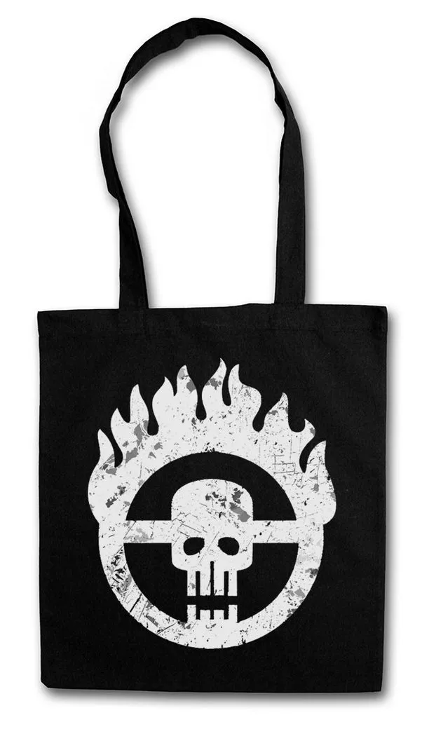 Urban Backwoods Beuteltasche Skull Wheel Insignia Stofftasche Scrotus Mad Miller Main Force Patrol (1-tlg), Furiosa Max Thunderdome Gibson