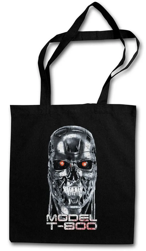 Urban Backwoods Beuteltasche Skullhead Model Stofftasche Cyborg Cyberdine Systems T-800 Skynet (1-tlg), Movie Connor Terminator