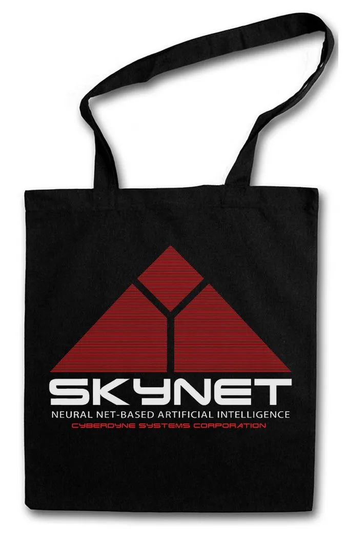 Urban Backwoods Beuteltasche Skynet Stofftasche Research Cyberdine Systems Connor Terminator Sarah (1-tlg), John T-800 Logo