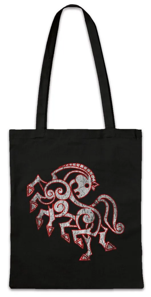 Urban Backwoods Beuteltasche Sleipnir I Stofftasche Odhins Pferd Horse Walhalla Odin Odhin Odín (1-tlg), Wotan Woden Thor Loki