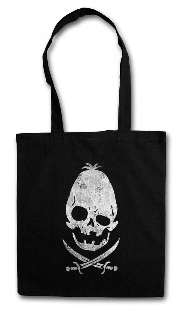 Urban Backwoods Beuteltasche Sloth Stofftasche The Die Fun Pirate Pirates Goonies Bones Knochen (1-tlg), Kult Film Movie 80s