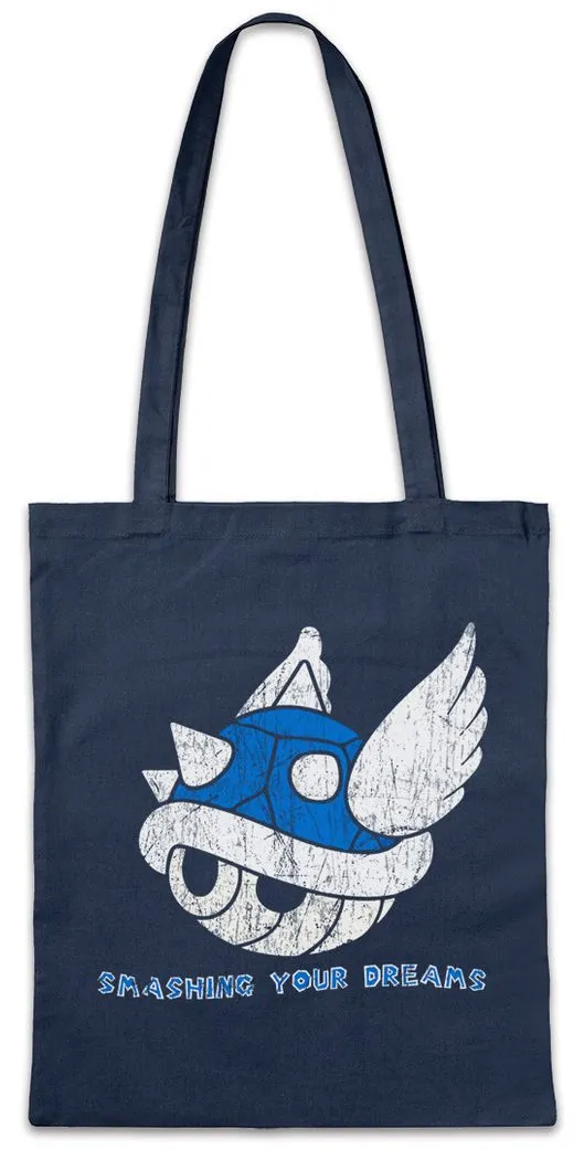 Urban Backwoods Beuteltasche Smashing Your Dreams Stofftasche Super Gamer Games Geek Mario Fun (1-tlg), Nerd Gaming Luigi Kart