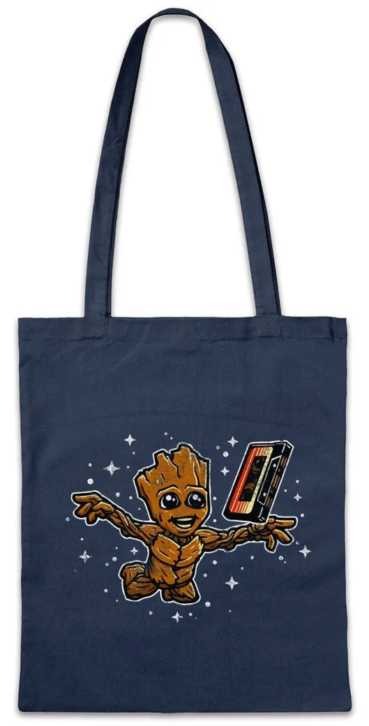 Urban Backwoods Beuteltasche Smells Like Tree Spirit Stofftasche Guardians Fun Groot Baum Galaxy (1-tlg), Crossover Comic Groot Baummensch
