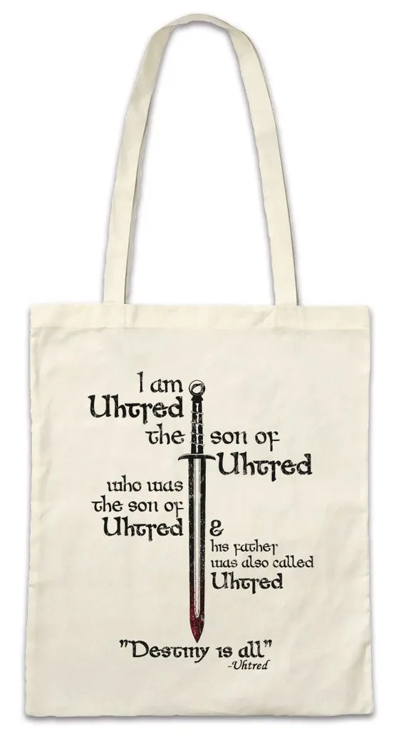 Urban Backwoods Beuteltasche Son Of Uthred Stofftasche Vikings Wikinger Saga The Last Das letzte (1-tlg), Kingdom Königreich Aldermann Reino