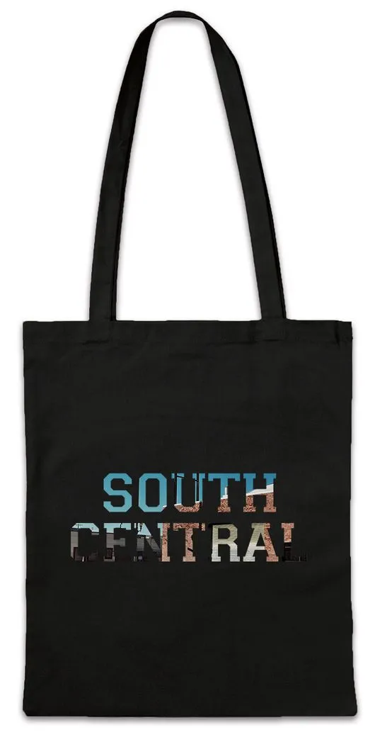 Urban Backwoods Beuteltasche South Central Stofftasche California LA Ghetto Kalifornien Los Angeles (1-tlg), Skyline Compton Venice Rap