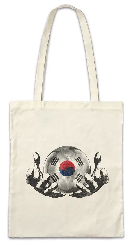 Urban Backwoods Beuteltasche South Korea Football Magic Ball Stofftasche Südkorea Südkoreanisch (1-tlg), Fahne Südkoreanische South Korean